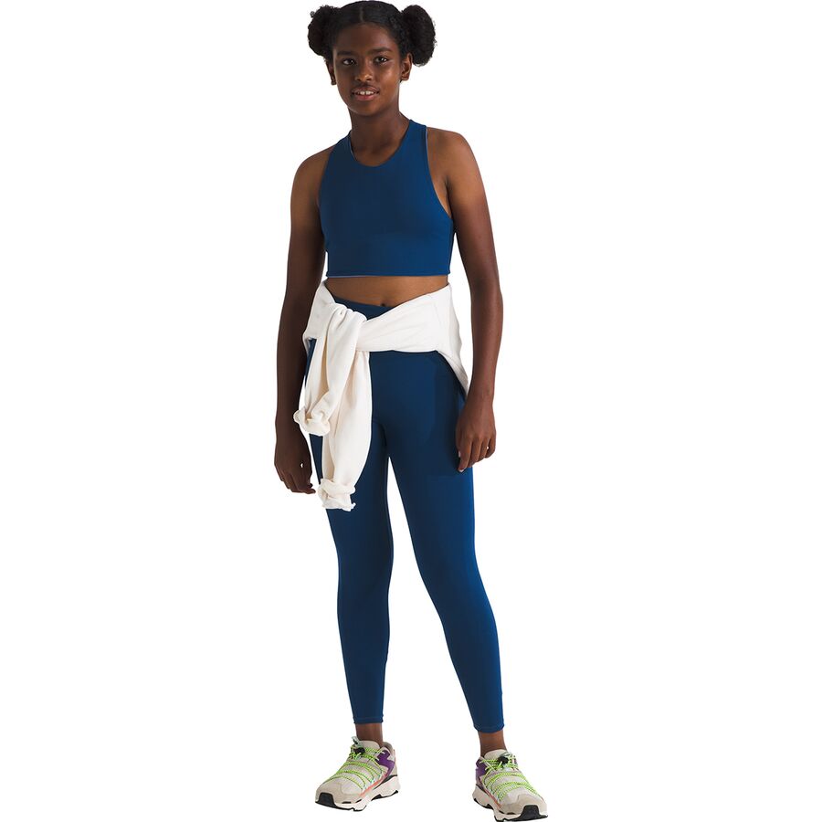 The North Face Never Stop Reversible Tanklette - Girls' Estate Blue/Virtual Blue