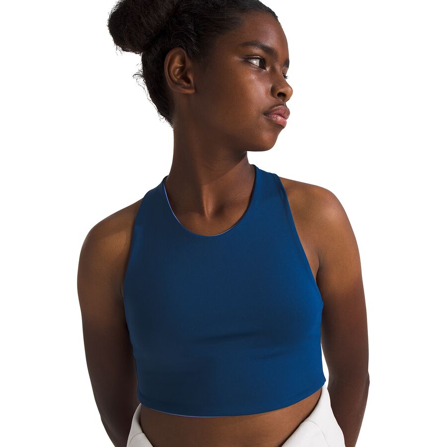 The North Face Never Stop Reversible Tanklette - Girls' Estate Blue/Virtual Blue