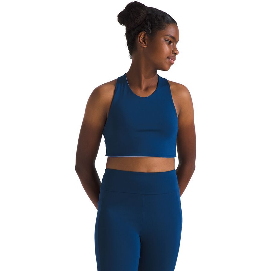 The North Face Never Stop Reversible Tanklette - Girls' Estate Blue/Virtual Blue