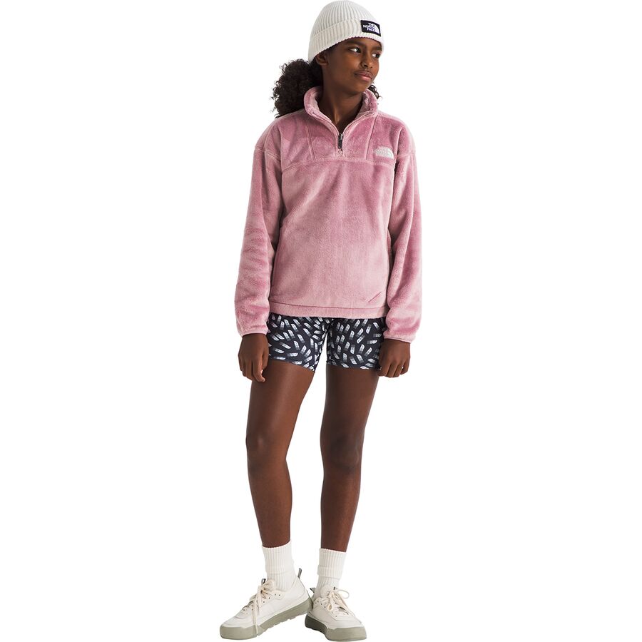 The North Face Osito Lux 1/4-Zip Pullover - Girls' Mauve
