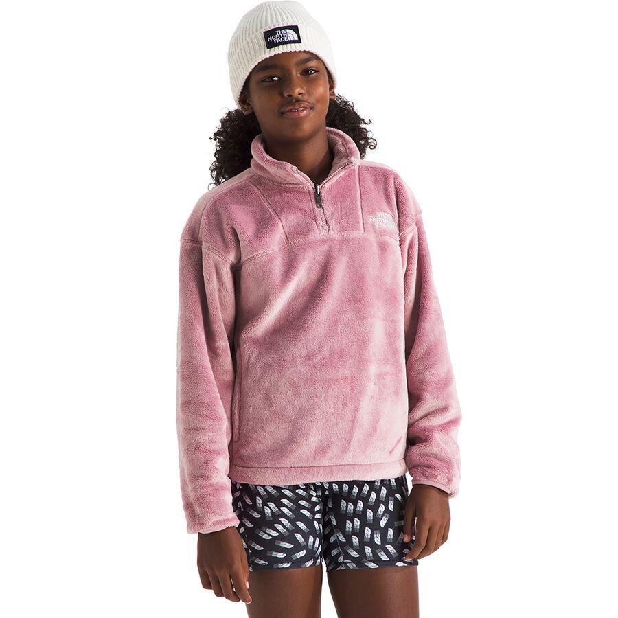 The North Face Osito Lux 1/4-Zip Pullover - Girls' Mauve