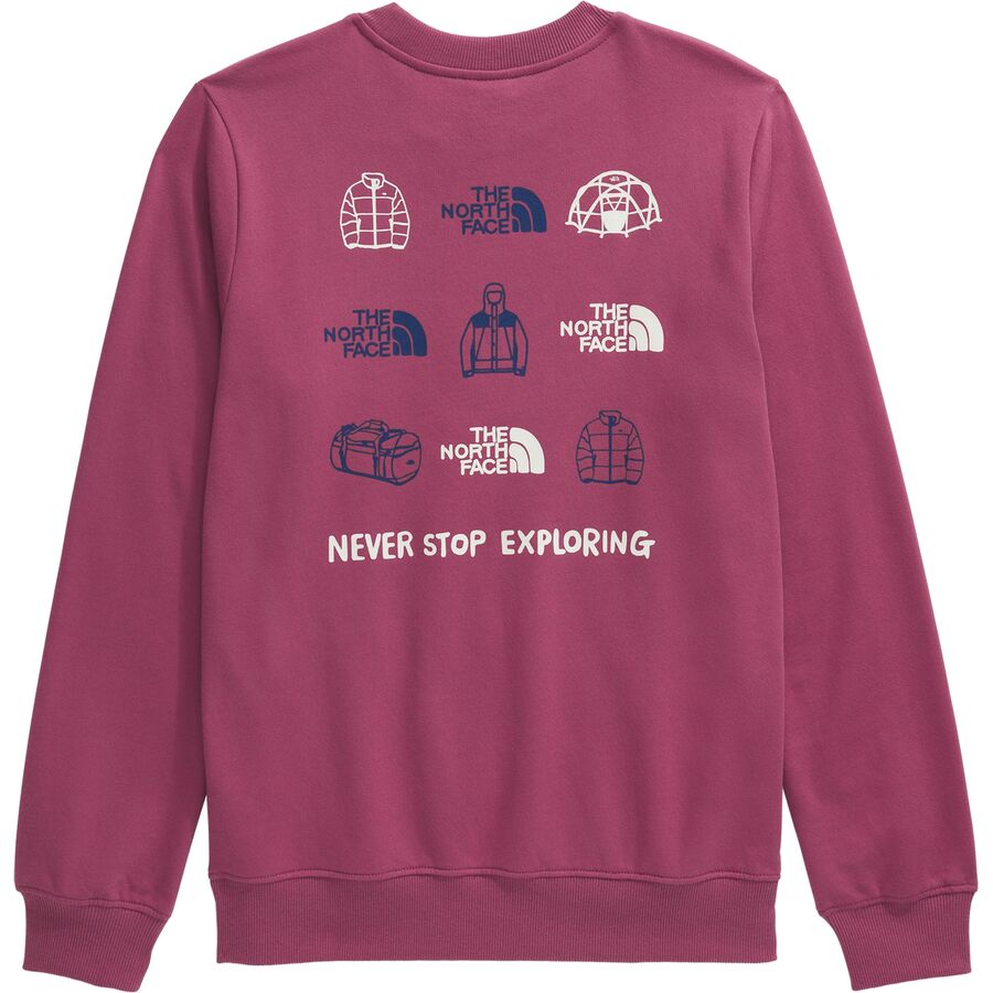 The North Face Outdoor Graphic Crew Sweatshirt - Women's Cyber Berry