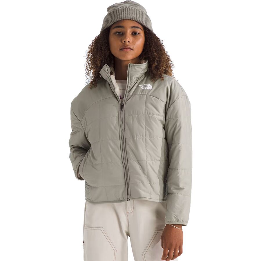 The North Face Reversible Shasta Full-Zip Jacket - Girls' Clay Grey