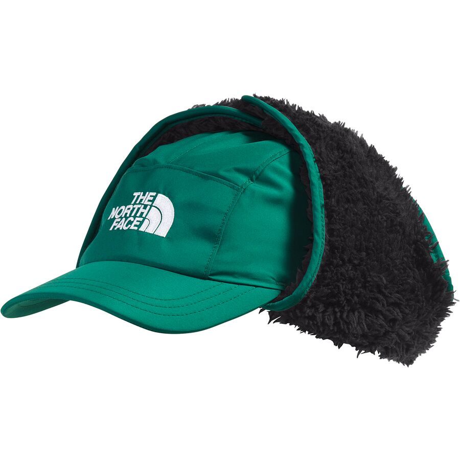 The North Face Shasta Trapper Hat - Kids' Evergreen/TNF Black