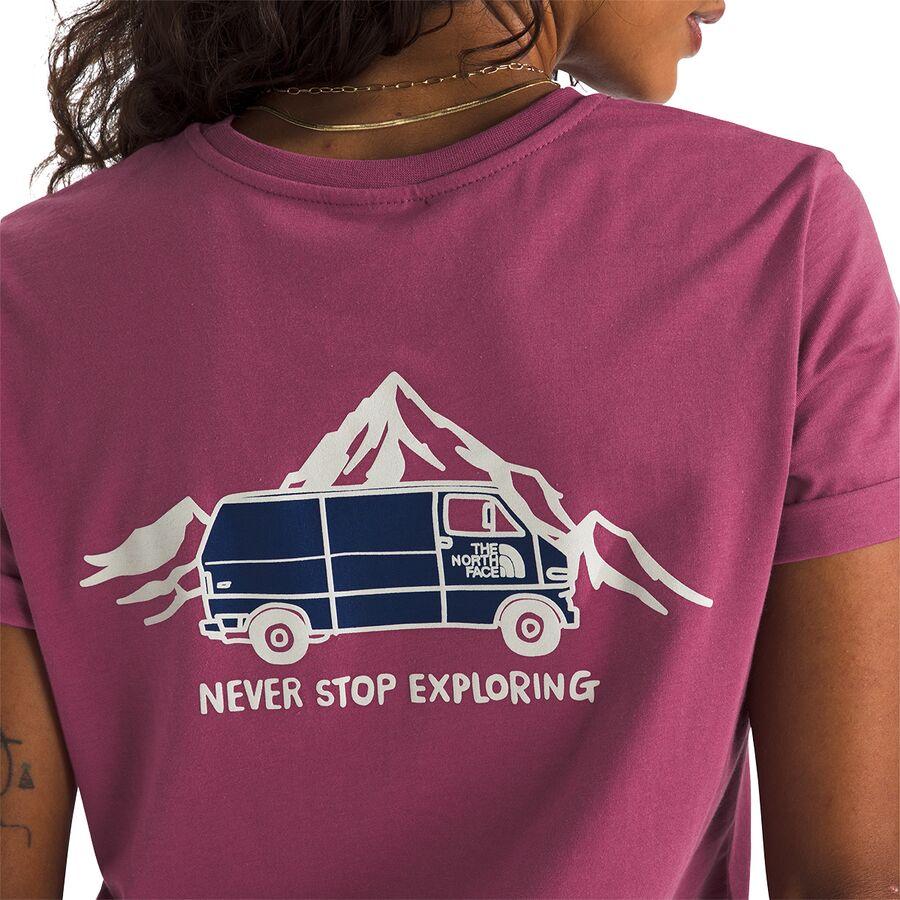 The North Face Short-Sleeve Outdoor Graphic T-Shirt - Women's Cyber Berry