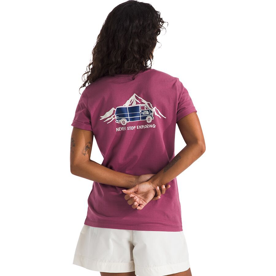 The North Face Short-Sleeve Outdoor Graphic T-Shirt - Women's Cyber Berry