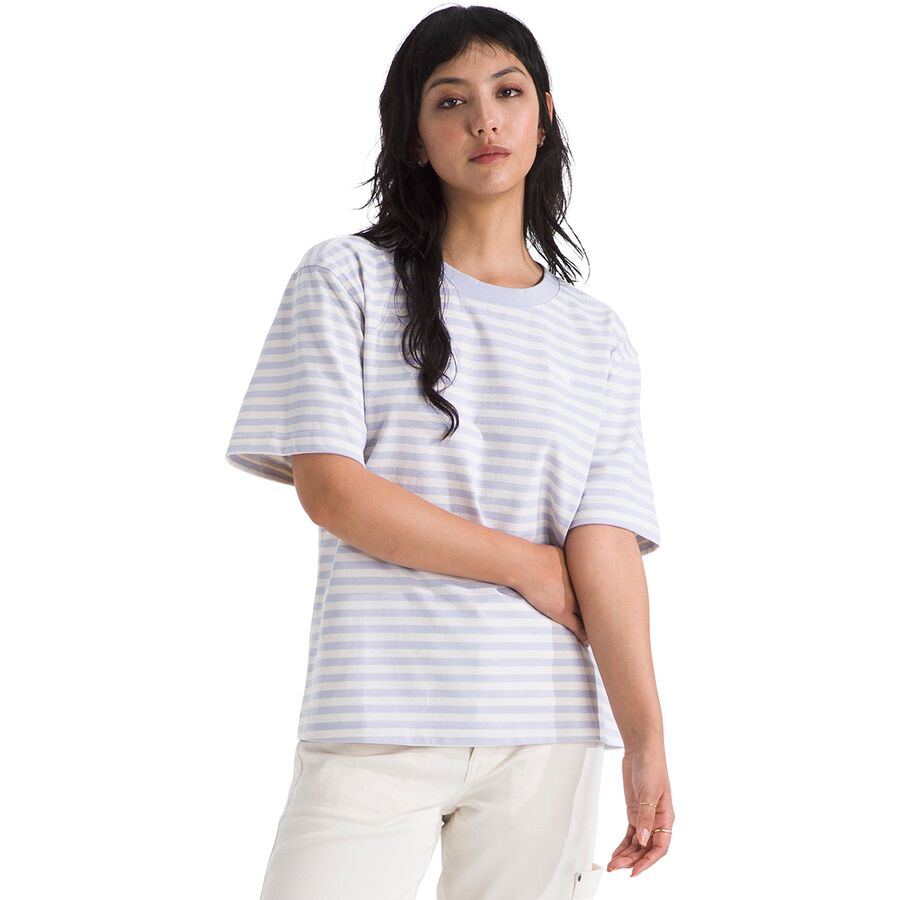 The North Face Short-Sleeve TNF T-Shirt - Women's Mystic Haze/White Dune