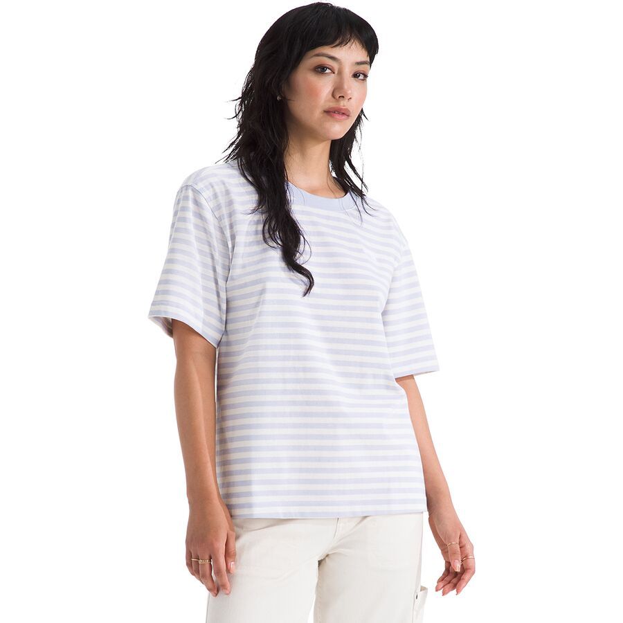 The North Face Short-Sleeve TNF T-Shirt - Women's Mystic Haze/White Dune