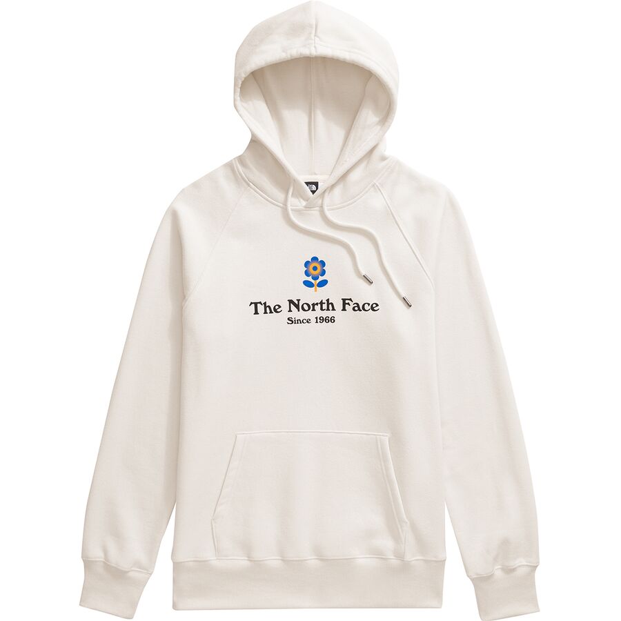 The North Face Strange Colorful World Flower Graphic Hoodie - Women's White Dune