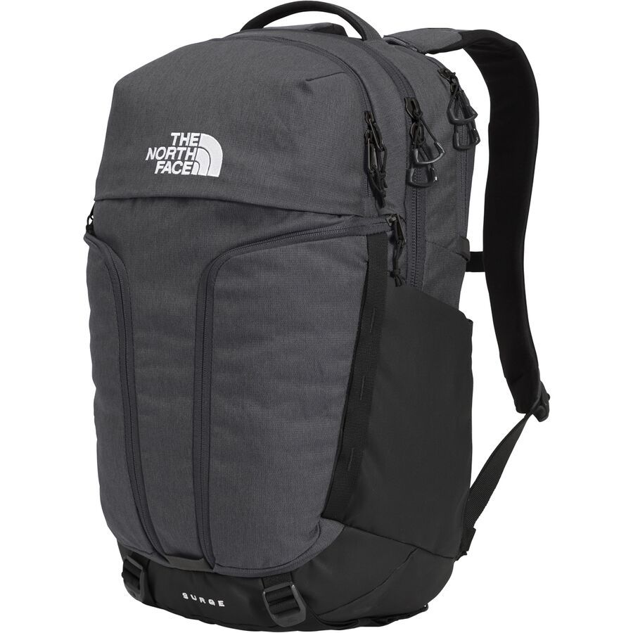 The North Face Surge 31L Backpack Asphalt Grey Light Heather/TNF Black-NPF