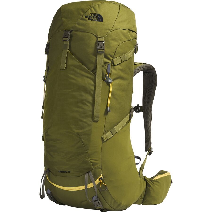 The North Face Terra 55L Backpack Forest Olive/New Taupe Green-NPF