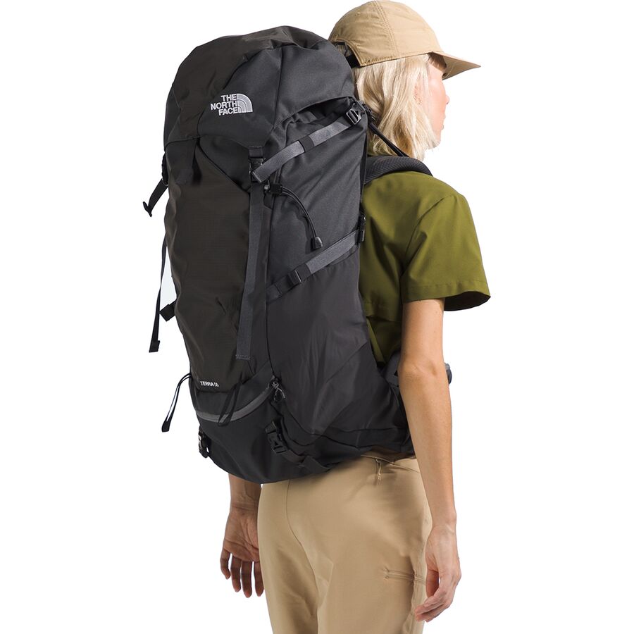 The North Face Terra 55L Backpack - Women's Asphalt Grey/TNF Black-NPF