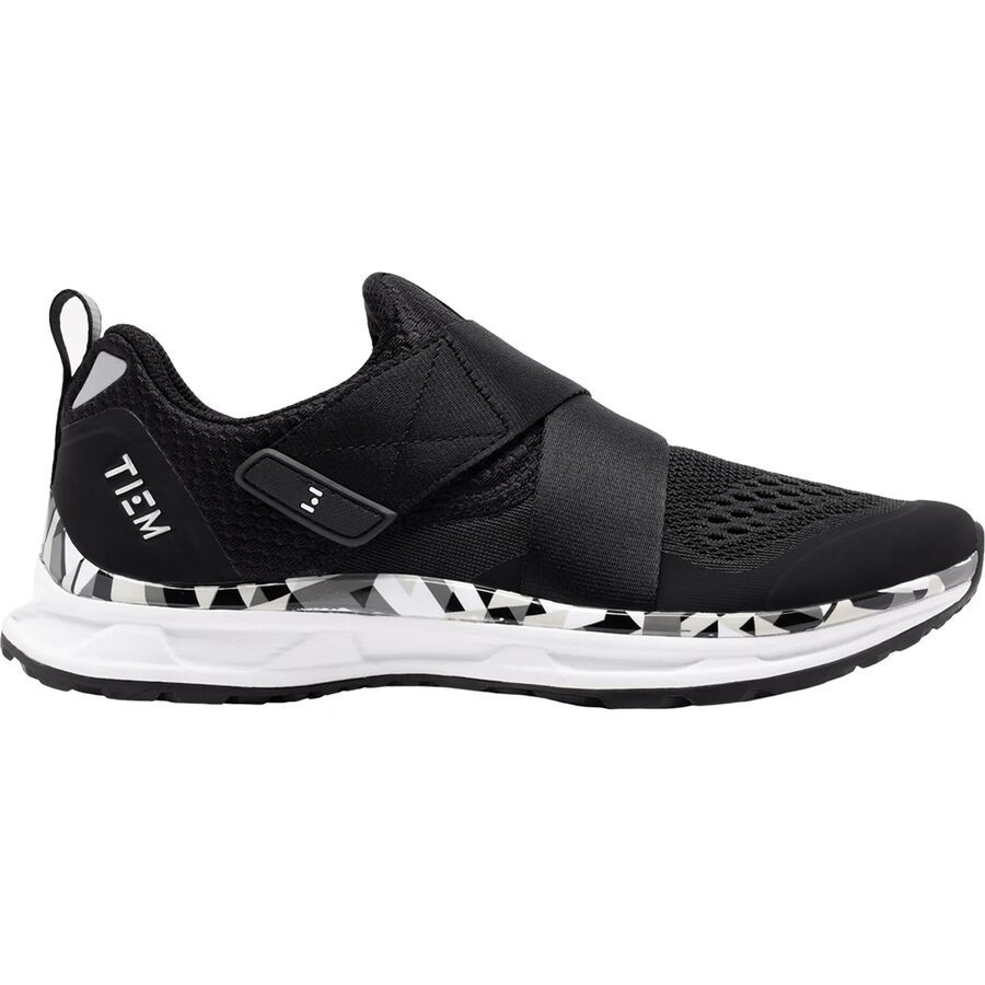 TIEM Athletic Slipstream Indoor Cycling Shoe - Women's Black Geometric