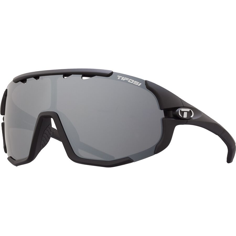 Tifosi Optics Sledge Sunglasses Matte Black/Smoke/AC Red/Clear