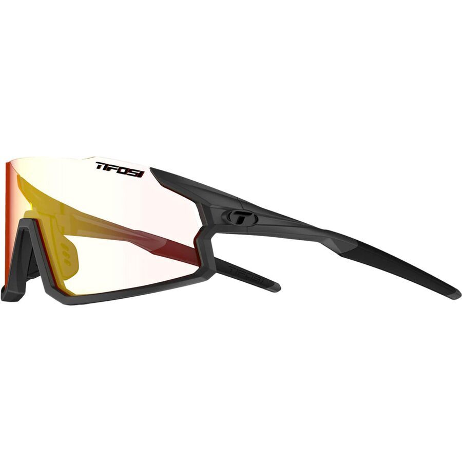 Tifosi Optics Stash Fototec + Interchangeable Sunglasses Matte Gunmetal/Clarion Red Fototec