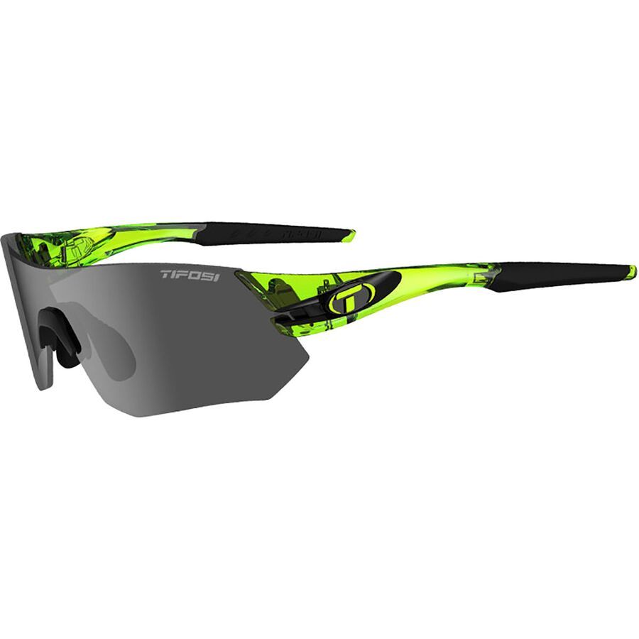 Tifosi Optics Tsali Sunglasses Crystal Neon Green/Smoke/AC Red/Clear