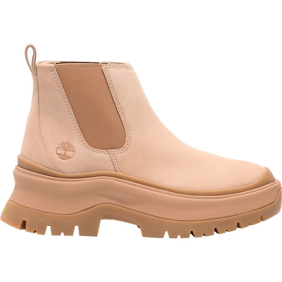 Timberland Roxie Lane Mid Chelsea Boot - Women's Light Beige Nubuck