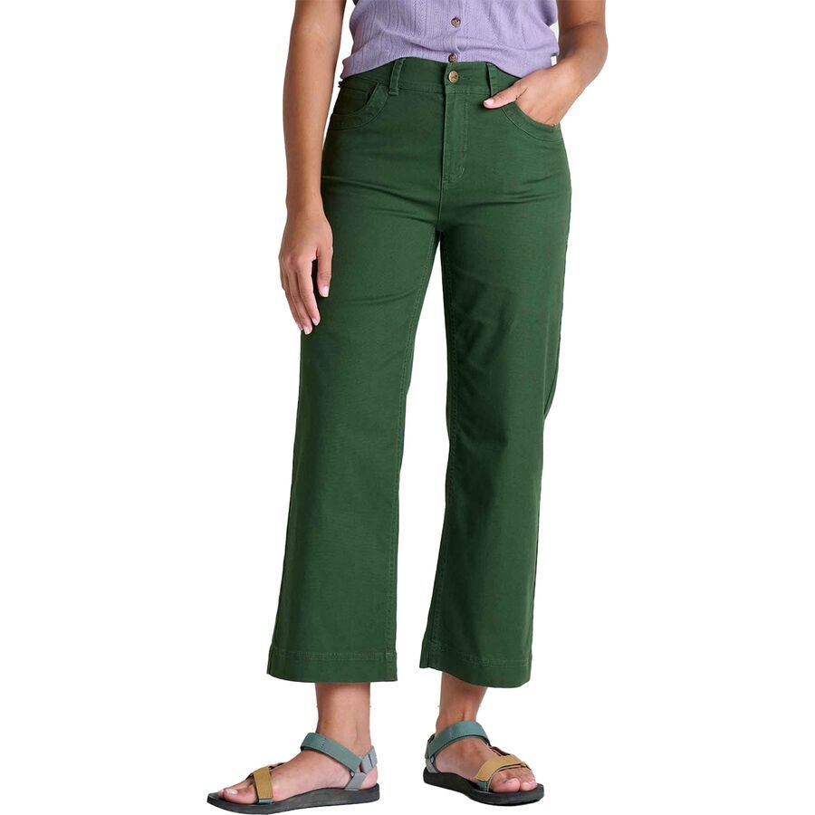 Toad&Co Earthworks Wide Leg Pant - Women's Epidote