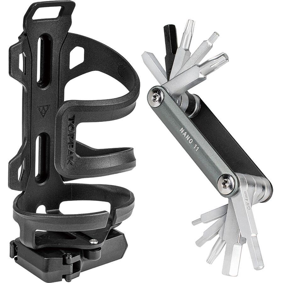 Topeak DualSide Cage Pro + ToolBox N11 Black