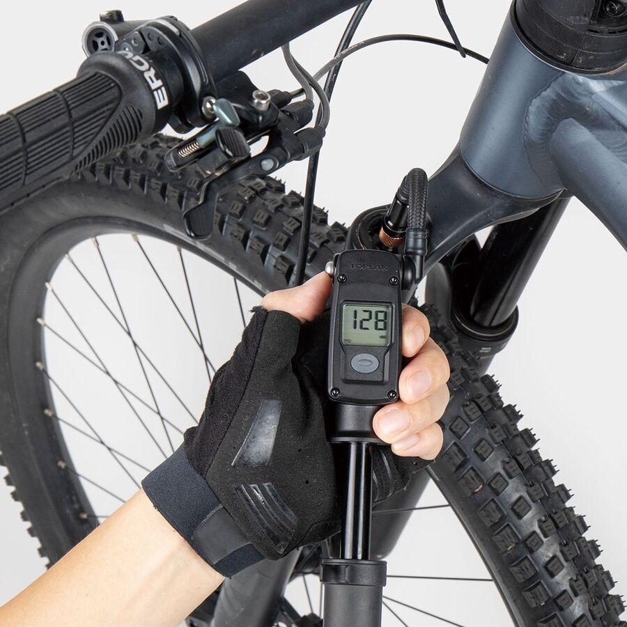Topeak Mountain 2Stage Digital 2-IN-1 Tire + Shock Mini Pump Black
