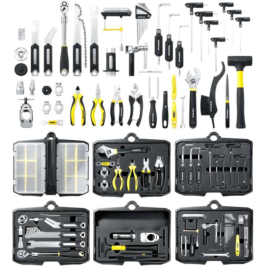 Topeak PrepStation 2 Rolling Tool Station + 55pc Tool Set One Color