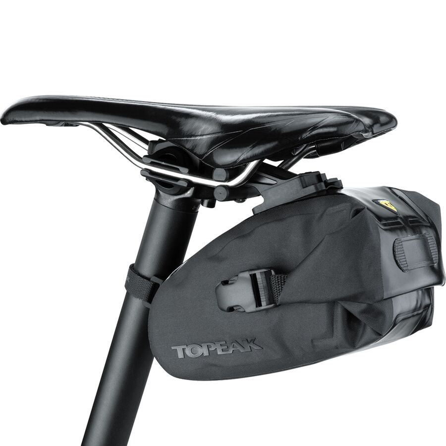Topeak Wedge DryBag Saddle Bag - Strap Mount Black