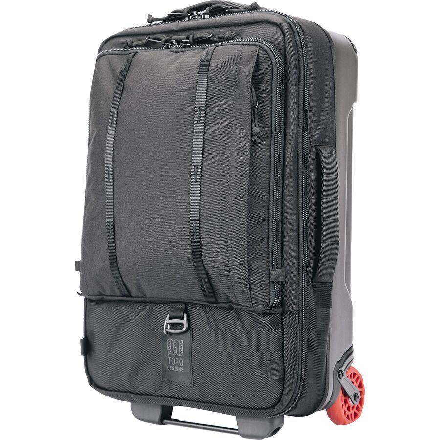 Topo Designs Global Travel 44L Roller Bag Black/Black