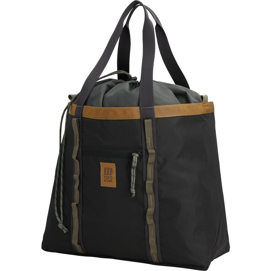 Topo Designs Mountain Utility Tote Black/Neutral
