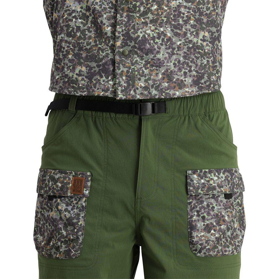 Topo Designs Retro River Short - Men's Olive/Meteor