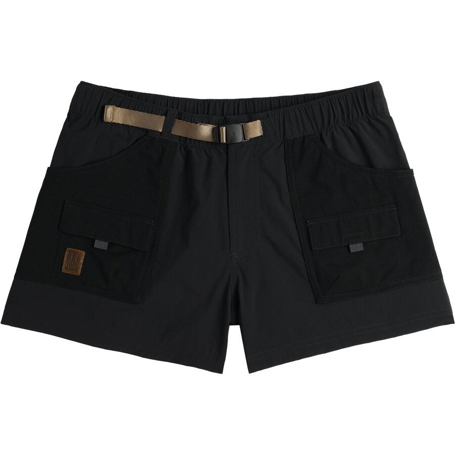 Topo Designs Retro River Short - Women's Black/Neutral