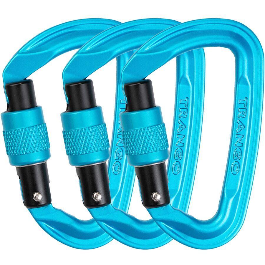 Trango Superfly EVO Carabiner - 3-Pack Cyan