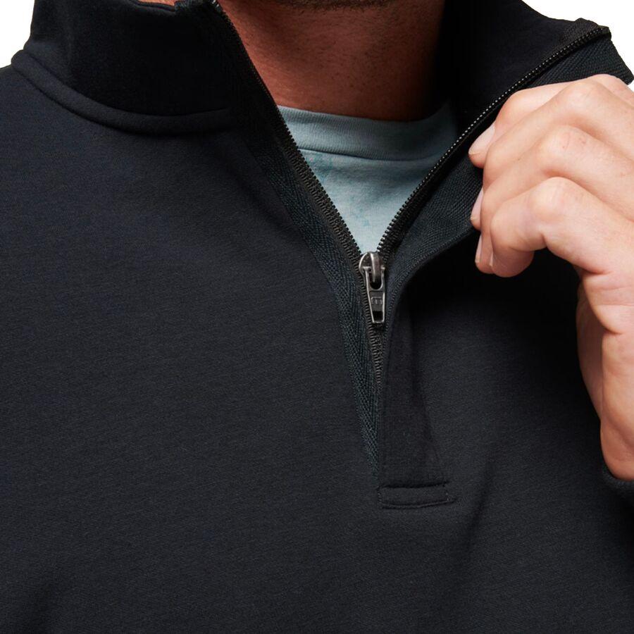 TravisMathew Cloud Quarter Zip 2.0 - Men's Black