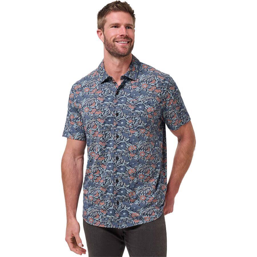 TravisMathew Day Cruise Button Up - Men's Mood Indigo/Vintage Indigo