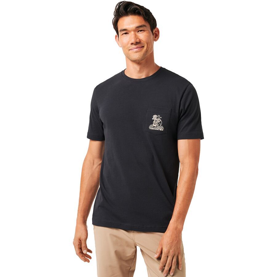 TravisMathew Lost Cave Pocket T-Shirt - Men's Black