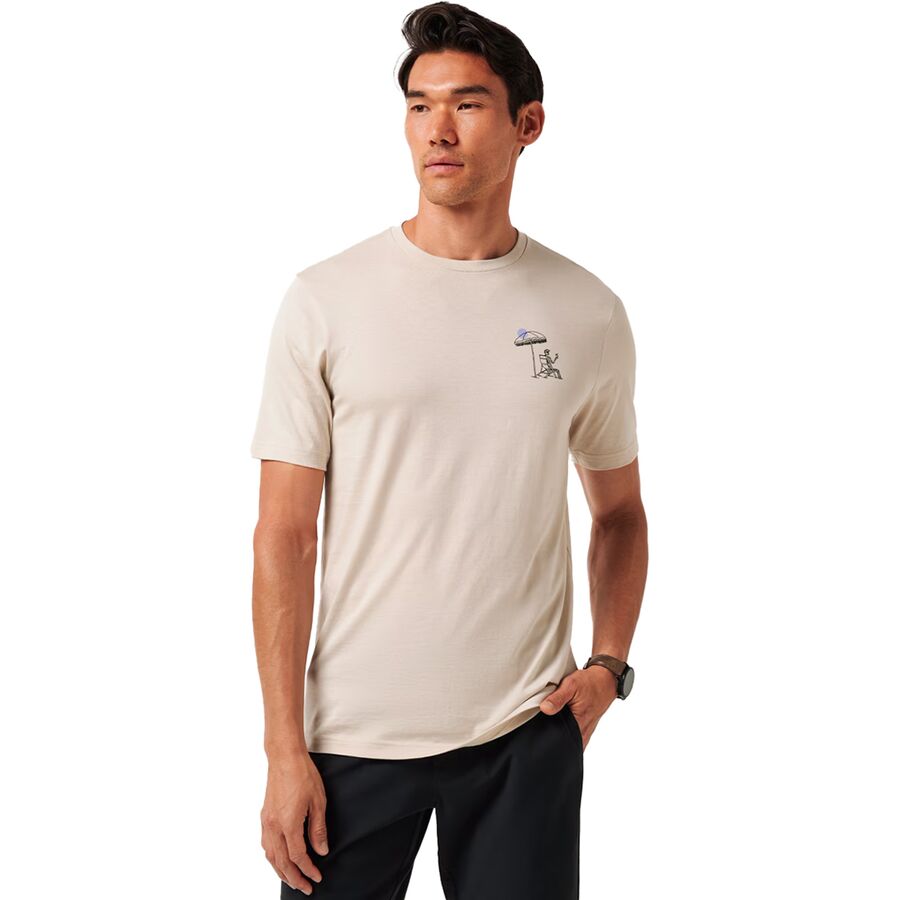 TravisMathew Lost Vacation T-Shirt - Men's Italian Sand