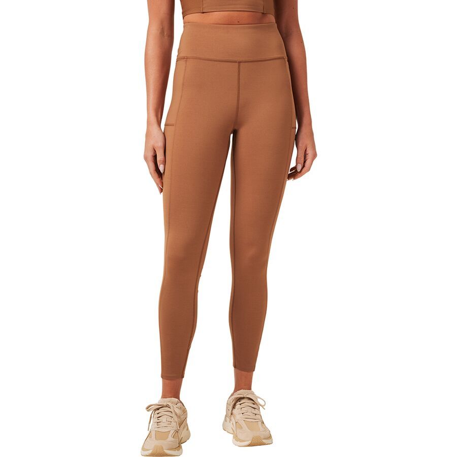 TravisMathew Moveknit Bonded Legging - Women's Heather Chestnut