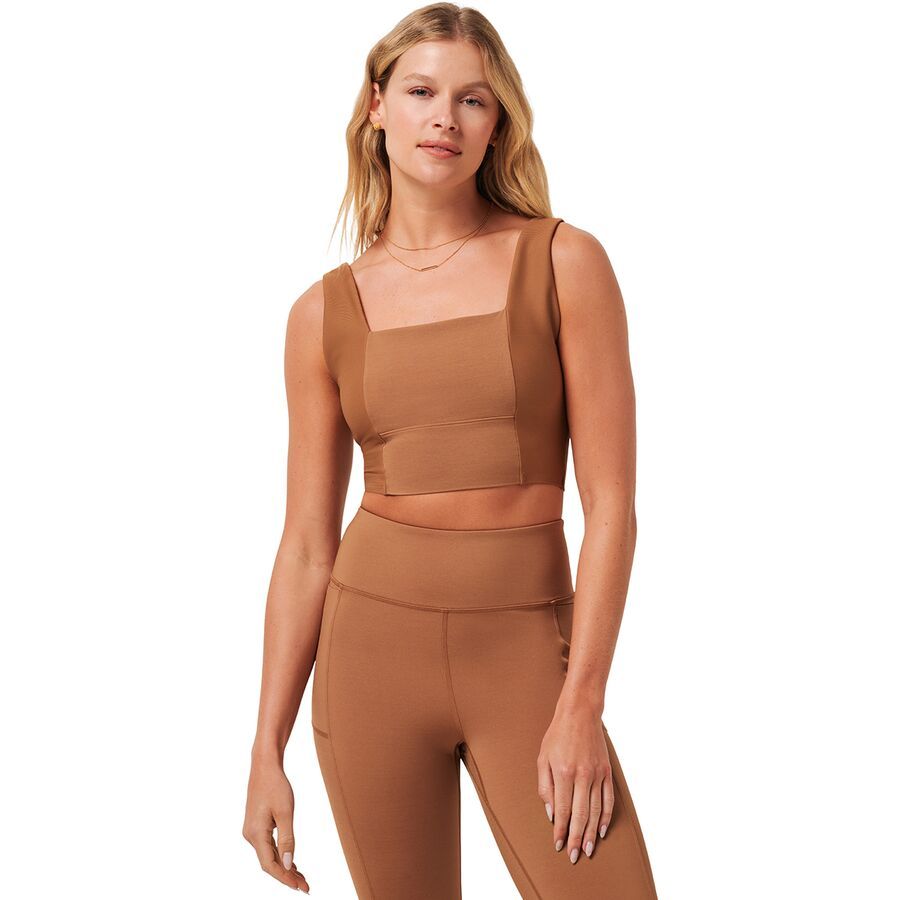 TravisMathew Moveknit Sport Top - Women's Heather Chestnut