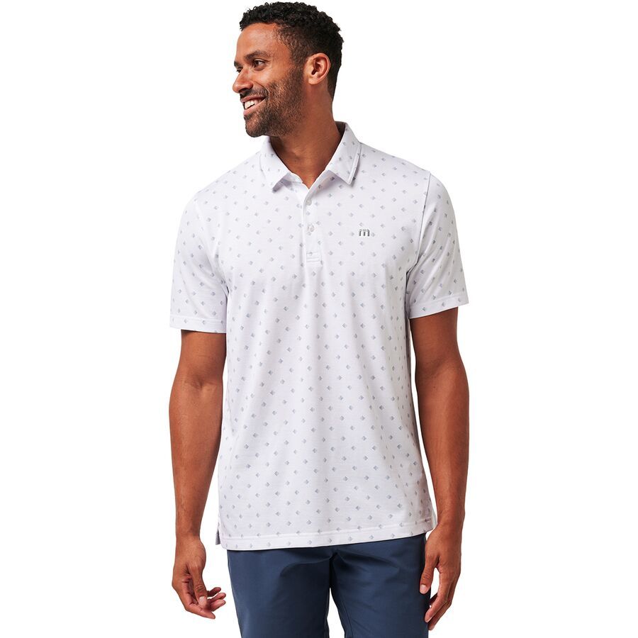 TravisMathew Saturday Night Stay Polo - Men's White