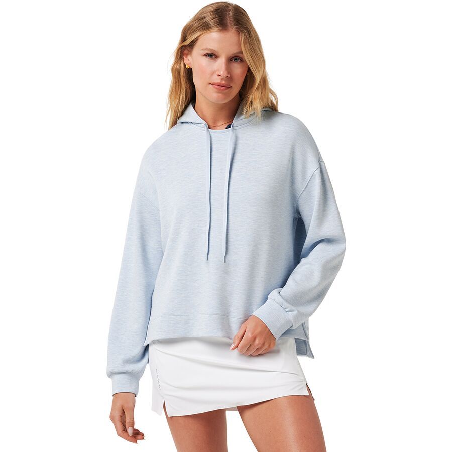 TravisMathew Skyloft Soft Hoodie - Women's Heather Kentucky Blu