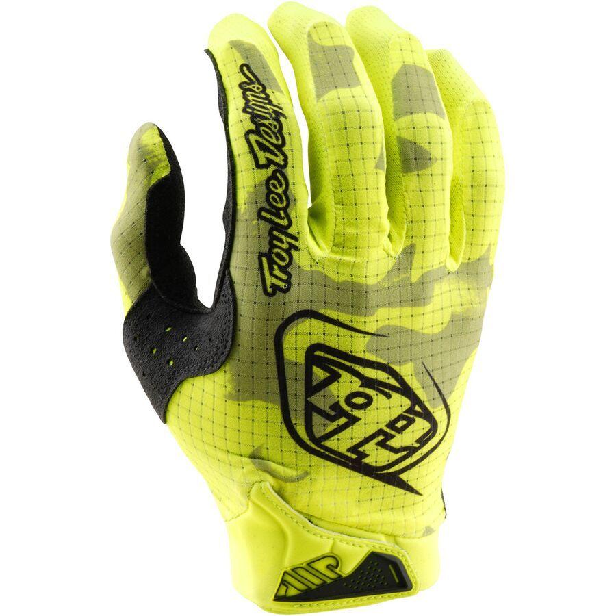Troy Lee Designs Air Glove - Kids' Blotted Flo Yellow