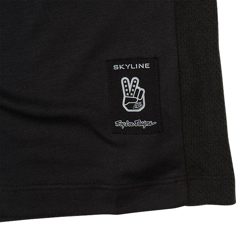 Troy Lee Designs Skyline Ride Long-Sleeve T-Shirt - Kids' Signature Black