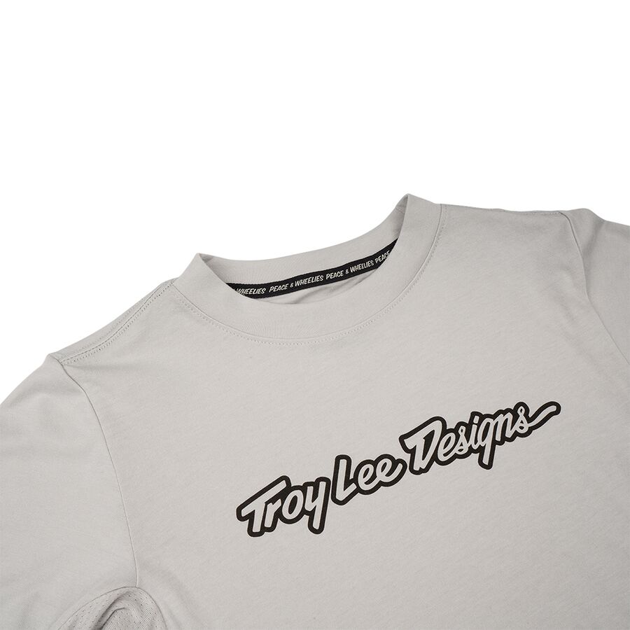 Troy Lee Designs Skyline Ride Short Sleeve T-Shirt - Kids' Signature Mist