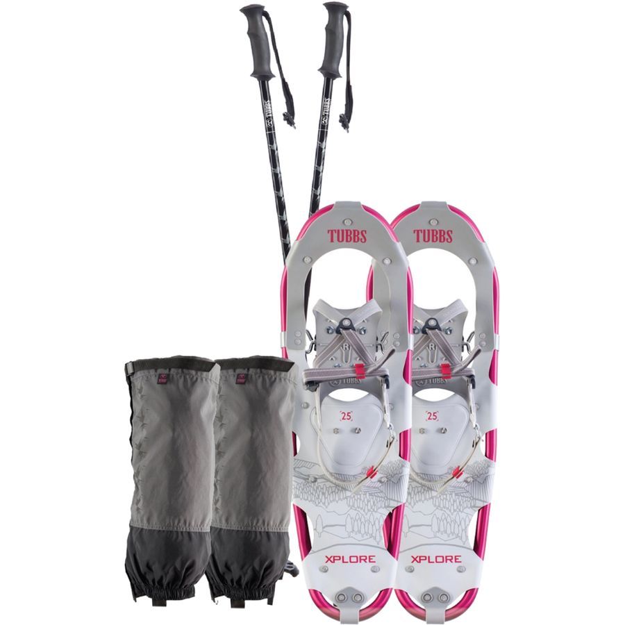 Tubbs Xplore Snowshoe Kit - Women's Rasberry Red