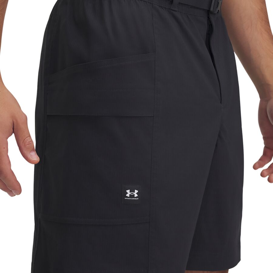 Under Armour Expanse Woven Short - Men's Anthracite/White