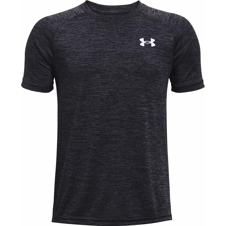 Under Armour Tech 2.0 Short-Sleeve Top - Boys' Black/White