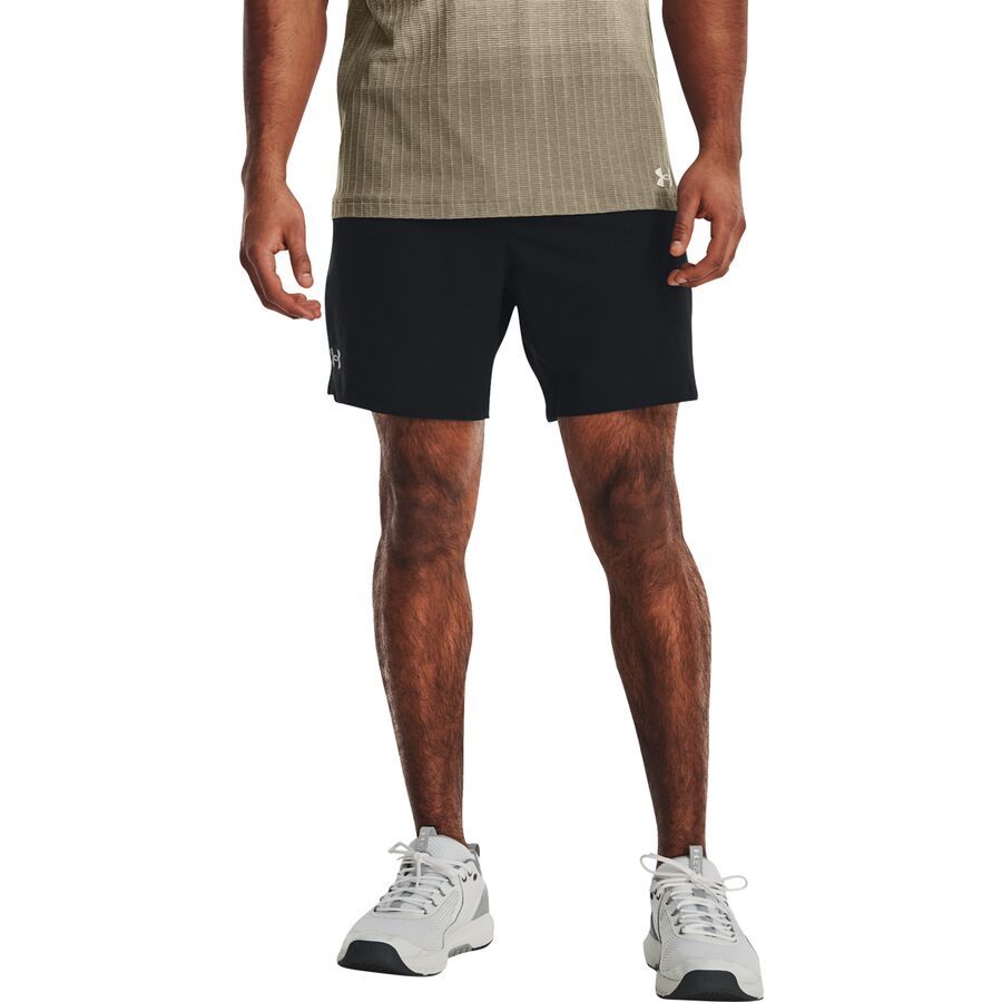Under Armour Vanish Woven 6in Short - Men's Black/Pitch Gray