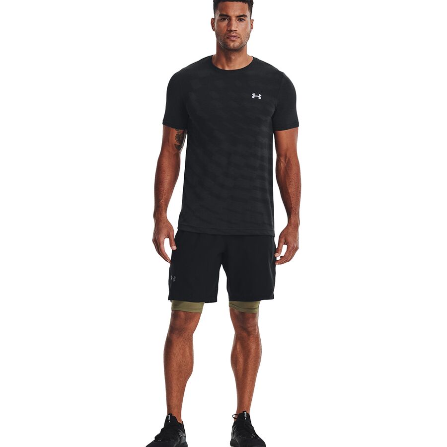 Under Armour Vanish Woven 8in Short - Men's Black/Pitch Gray