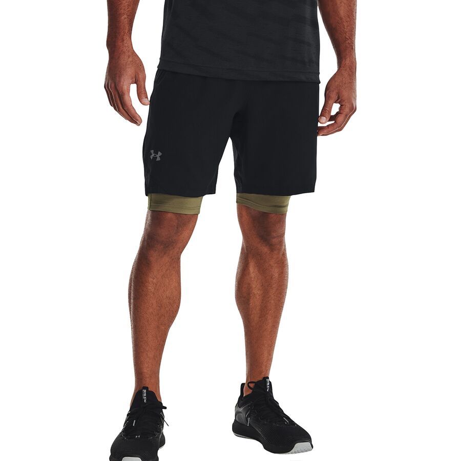 Under Armour Vanish Woven 8in Short - Men's Black/Pitch Gray