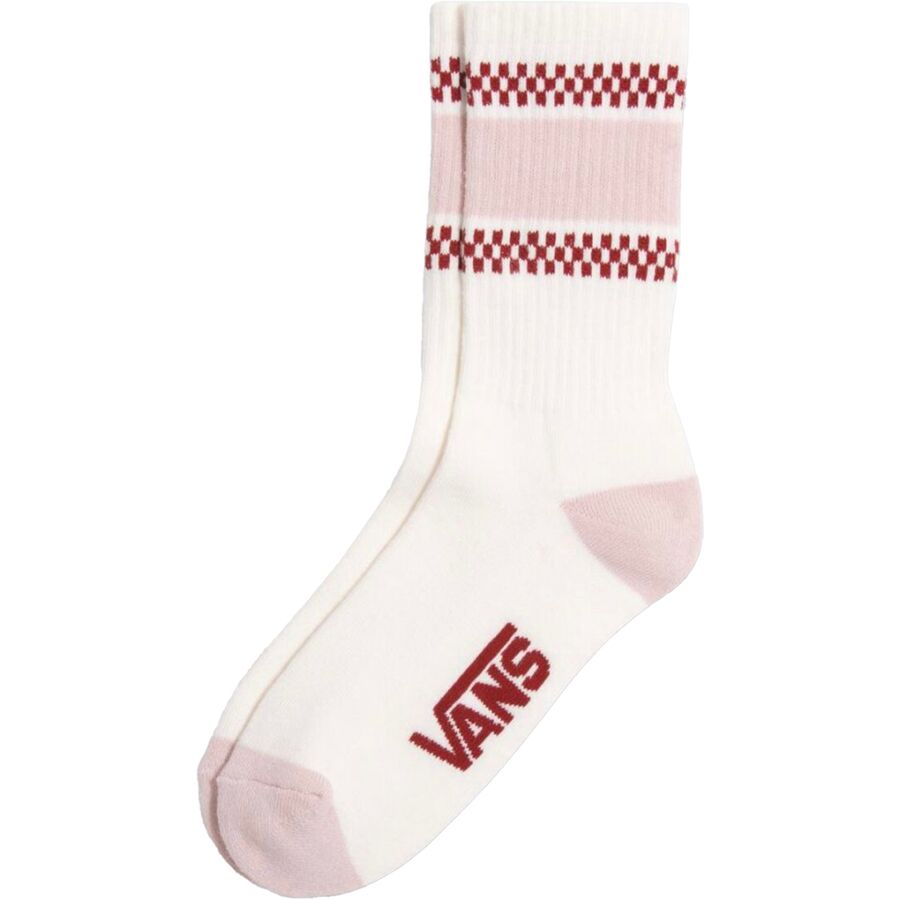 Vans Checker Flag Crew Sock - Women's Sepia Rose