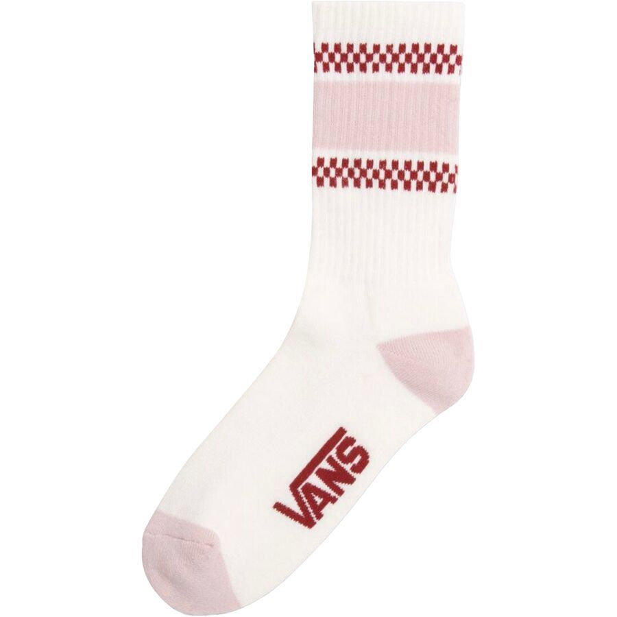 Vans Checker Flag Crew Sock - Women's Sepia Rose